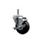 Service Caster 3.5'' Hard Rubber Wheel Swivel 7/16'' Grip Ring Stem Caster with Brake SCC-GR20S3514-HRS-TLB-716138 - alternate 1